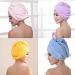 Buy Gbyj Microfiber Hair Drying Wrap for Women - Quick-Dry Turban Towel Hat Cap for Swimming & Bath White - 60x20 cm - Buy Online on GoSupps.com