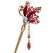 Chinese Traditional Style Red Butterfly Hair Stick for Women and Girls - YOY Fashion - Buy Online on GoSupps.com