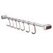 Mikikit Stainless Steel Hangers 1pc Steel Bedroom Duty Hooks Heavy Hanger Rack for Towel Clothes Wall Coat Hat Moveable Kitchen