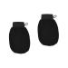 NOLITOY 2pcs Body Dead Skin Remover Back Massager Bath Glove Scrubber Sponge Gloves Shower Back Scrubber Shower Exfoliating Glove Bath Scrubber for Scrubber Bath Mitt Bath Ball Take a Bath mediumx2pcs Blackx2pcs