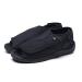 MEJORMEN Women's Diabetic Slippers with Extra Wide Width Adjustable Strap Open Toe Walking Shoes for Diabetic & Edema Swollen Feet Plantar Fasciitis Elderly 8 Black