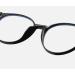 Newada Round Retro Reading Glasses for Men & Women - Blue Light Blocking HD Protection Stylish Oval Design in Black Gold (+0.00) - Buy Online on GoSupps.com