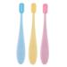 Mobestech sets children toothbrush children travel toothbrush tongue toothbrush tongue scratch manual toothbrush mouth cleaning brush soft fur tooth brushes adjust whitening travel