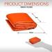 Bramble Thermal Emergency Bivouac Sack - 2 Pack Ultra-Light Waterproof Rescue Blankets for Camping Hiking & Emergencies - 213x91cm - Buy Online on GoSupps.com