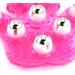 Palm Shaped Massage Glove - 9 Rotating Metal Rollers for Body Care | Pink Massage Tool for Relaxation - Buy Online on GoSupps.com