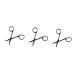 Beavorty 3 Pcs Nose Hair Trimmer For Men Miss Cosmetic Eyebrow Trimmer mediumx3pcs Blackx3pcs
