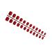 dijiusidy Square Nail Set Classic Scratch Resistant Artificial Press-on Fingernails Full Cover Strong Viscosity Manicure Stickers Type 15