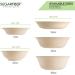 50 Count Sugarfiber 32oz Round Paper Bowls - Disposable Compostable Eco-Friendly Containers for Meal Prep and Catering - Buy Online on GoSupps.com