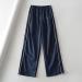 XPONNI Women's Navy Baggy Parachute Track Pants - Y2K Style | Small - Buy Online on GoSupps.com