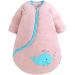 Chilsuessy Baby Sleeping Bag 3.5 Tog with Detachable Sleeves - Pink Whale Design - 100% Cotton - Soft Sleep Bag for Infant Toddler - 100cm/2-4 Years - Buy Online on GoSupps.com