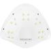 White U V LED Nail Lamp For Home Salon 36W Gel Polish Nail Dryer Curing Lamps With 3 Timer Presets Auto Sensor USB Cord Nail Art Tools for Manicure Pedicure - Buy Online on GoSupps.com