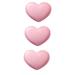 FRCOLOR 3pcs Bath Soap Cleansing Soap Handmade Soap Heart Shape Soap Heart-shaped Pink Soap Flower
