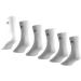 Buy adidas Unisex Cushioned Sportswear Crew Socks - 6 Pairs (White/Black) | Best International Shipping - Buy Online on GoSupps.com