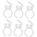  Beavorty Beavorty 200pcs Disposable Glue Ring Glue Ink Ring Cup Ring Holder Ink Cups Microblading Ring Cups Glue Ring For Eyelashes Disposable Ink Ring - Buy Online on GoSupps.com