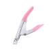 Healeved Nail Clippers Acrylic Nail Tool Nail Trimmers Nail False Nail Clipper Nail Art Nails Tools Stainless Steel False Nail Tip Clipper French Nail File medium Rosy