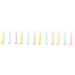 Minkissy 12 pieces children's toothbrush toothbrush toothbrush toothbrush newborn toothbrush U-shape toothbrush tooth care abdominal muscles manual