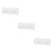 Mobestech 6 Pairs Heel Pad Heel Pad Heel Cushions Inserts Insoles for Plantar Shoes Inserts Heel Pad Heel Grips Liner Shoe Inserts Heel Cups Cushions Men and Women Clamp Gel Foot