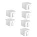 Alipis 6 Pcs Storage Box with Handle Cereal Refrigerator Organizer Keeper Kitchen Food Organizer re-usable