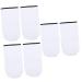 FRCOLOR 3 Pairs of Paraffin Gloves Hand Cover Made of Paraffin Wax Cotton Work Gloves Cotton Gloves Wax Mittens Wax Gloves Cosy Hot Wax Bath Mat White