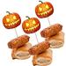 Halloween Pumpkins Cupcakes Toppers Party Food Decorations Sticks Picks (24 Pack) - Buy Online on GoSupps.com