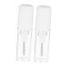 FOMIYES 2pcs Eyelash Raincoat Clear Raincoat Gels Tubular Mascara Essence Mascara Plastic Transparent