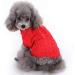 Warm Small Dog Sweater & Cat Sweatshirt | Cozy Pet Clothing for Small Dogs & Kittens - Red L - Buy Online on GoSupps.com