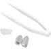 Syrisora Plated Teeth Plating Teeth Brace Fashionable Metal Teeth Decoration Jewelry for Halloween Party (Silver) - Buy Online on GoSupps.com