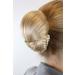 Hairpiece: elaborately braided bun hair knot braid traditional costume blond mix 907-24B613