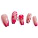 Long style Red Love V-shaped French Nail Bowknot Fake Nail Press On Nails with Nail Tips Cute Artificial Nails for Women and Gils - Buy Online on GoSupps.com