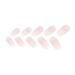 24 Pcs Sunjasmine Almond Fake Nails with Nail Glue - Pink White Gradient Designs | Acrylic Glue On Nails for Women - Buy Online on GoSupps.com