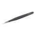 New JF-603 Straight Tip Tweezers (Black) Xiecutecat (Color : Black)