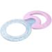 NUK cooling teething ring set 2 pieces Classic and Cool for massage and cooling 1 set BPA free assorted colours