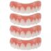 Generic Smiling Braces for Upper False Teeth Veneers Cosmetic Tooth Cover 8 PCS