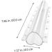 Yardwe 3pcs Vegetable Shaping Mold Pizza Kit Vegetable Forming Mould Fruit Shape Mold Flowerpot Shaped Transparent 20x6.5cm - Buy Online on GoSupps.com