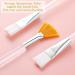 20-Piece Soft Fan Face Mask Brushes Set for Cosmetic Tools | Includes 8 Fan-Shaped and 12 Flat Head Brushes - Buy Online on GoSupps.com