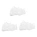 GLEAVI 3pcs High Transparent Crystal Ornament Natural Crystals Natural Crystal Decor Office Accessories Whitex3pcs 4X3X2.5CMx3pcs