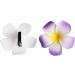Pretyzoom Hawaiian Plumeria Hairpins - 12-Piece Tropical Hair Clip Set for Beach Weddings & Parties - 9cm Mixed Colors - Buy Online on GoSupps.com