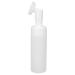Foaming Bottle with Brush Prevent Leakage Facial Cleanser Foaming Bottle Spiral Bottle Mouth Silicone Brush Head Fastening Pump Head for Cleanser Bottling(#1)