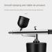 Tovmekdjn Airbrush Kit with Compressor Rechargeable Cordless Non-Clogging High-Pressure AirBrush Set for Nail Art Makeup Painting Easy Install - Buy Online on GoSupps.com