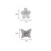 12 Pack Mini Butterfly and Flower Hair Clips - Hair Styling Accessories for Kids, Women, Girls, Toddlers, Babies - Buy Online on GoSupps.com