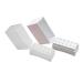 2pcs grinding head storage box nail storage organizer nail drill bits organizer nail drill bits holder nail bit nail art tools drill bit holder white plastic Storage rack manicure 8x7.2cm White