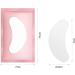 50 Pairs URAQT Eye Gel Pads: Lint Free Eyelash Extension Patches with 10 Brushes - Premium Pink Eyelash Pads for Pro Salon and Individual Use - Buy Online on GoSupps.com