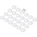 100 Self-Adhesive Door Buffers - 8mm Transparent Elastic Rubber Bumper Pads for Cabinets & Drawers - International Shipping Available - Buy Online on GoSupps.com