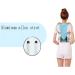 Adjustable Posture Corrector Back Support & Shoulder Brace - Improve Posture for Men & Women (S Code Blue - Buy Online on GoSupps.com
