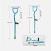 Aluminum Underarm Crutches Blue Lightweight Folding Crutch Walking Canes Height Adjustable for Elderly Handicapped and Disabled Decorate Lucky Star Double branch - Buy Online on GoSupps.com