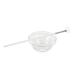 SKISUNO Beauty Facial Masks Brush Bowl Fan Applicator for Peel Makeup Cosmetic Spatula Beauty Salon Brush Butters Facial Mask Brush Body Skin Care White Aluminum Foundation Brush