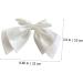 DOITOOL Bow Hairpin Headwear for Women Spring Hair Clips Hair Bow Barrettes Bow Wedding Barrettes Hair Barrettes Bow Spring Hair Barrette Bride Decorate Alloy White Modeling - Buy Online on GoSupps.com