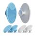 Silicone Facial Scrubber - Gentle Exfoliator for Sensitive Skin Cleansing Brush - Soft Silicone Bristles Removes Blackheads Whiteheads Exfoliates Face - 2xBlue 2xWhite (4 Packs)