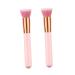 OHPHCALL 2pcs Cosmetics Brush Makeup Brishes Blush Brush Fine Bristles Highlighter Brush Makeup Brushs Wooden