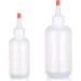 AOVNA 2 Packs Applicator Bottle with Tip Squeeze Plastic Applicator Bottle Graduated Applicator Bottle for Salon Hair Care (240ml) - Buy Online on GoSupps.com